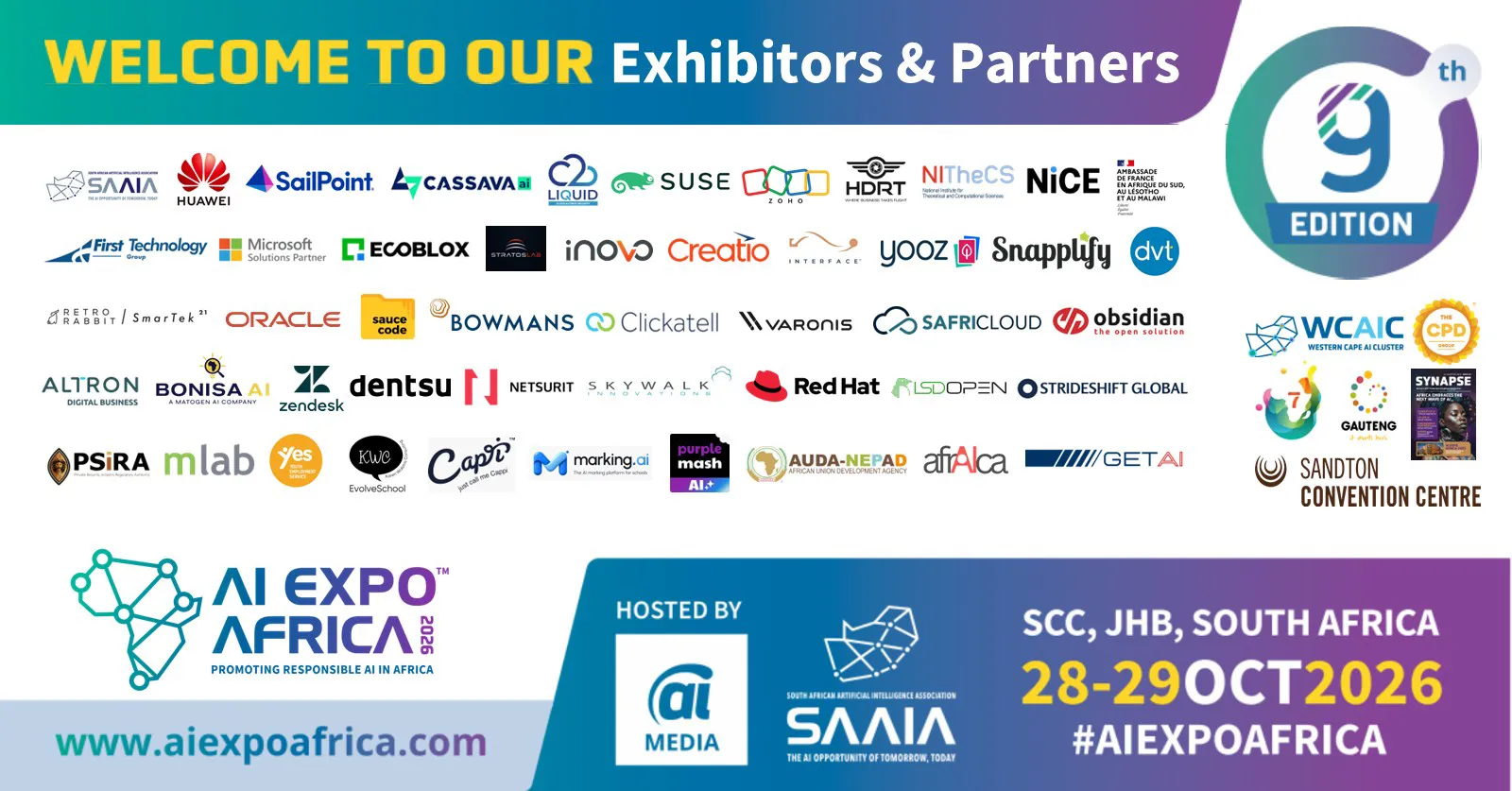 AI Expo Africa 2026 exhibitors and partners
