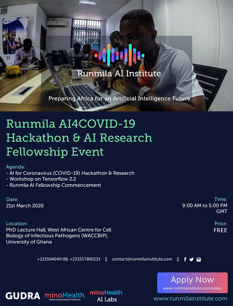 runmila institute covid 19 hackathon